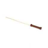 Luxury rattan spanking cane with braided leather handle from The Equestrian BDSM collection