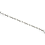 BDSM Clover Nipple Clamps silver chain for bondage play