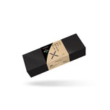 Black Bond leather hogtie packaging from the Black Bond collection, featuring eco-friendly BDSM accessory with quick-release clips.