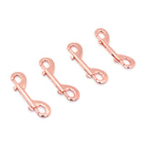 Rose gold double-end metal clips from the Wine Red advanced bondage kit, perfect for BDSM restraint play