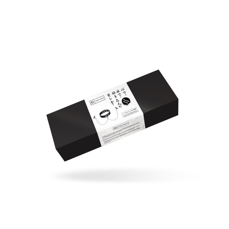 Metallic Shade : Vegan Collar with Nipple Clamps