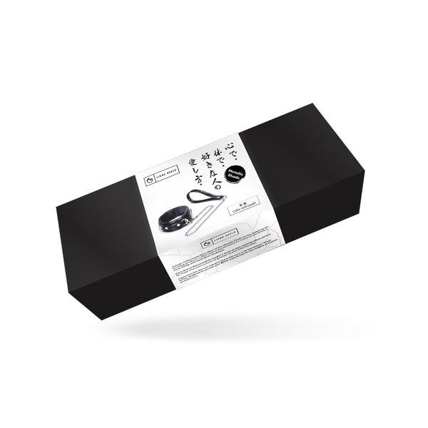 Metallic Shade: Vegan Collar with Leash