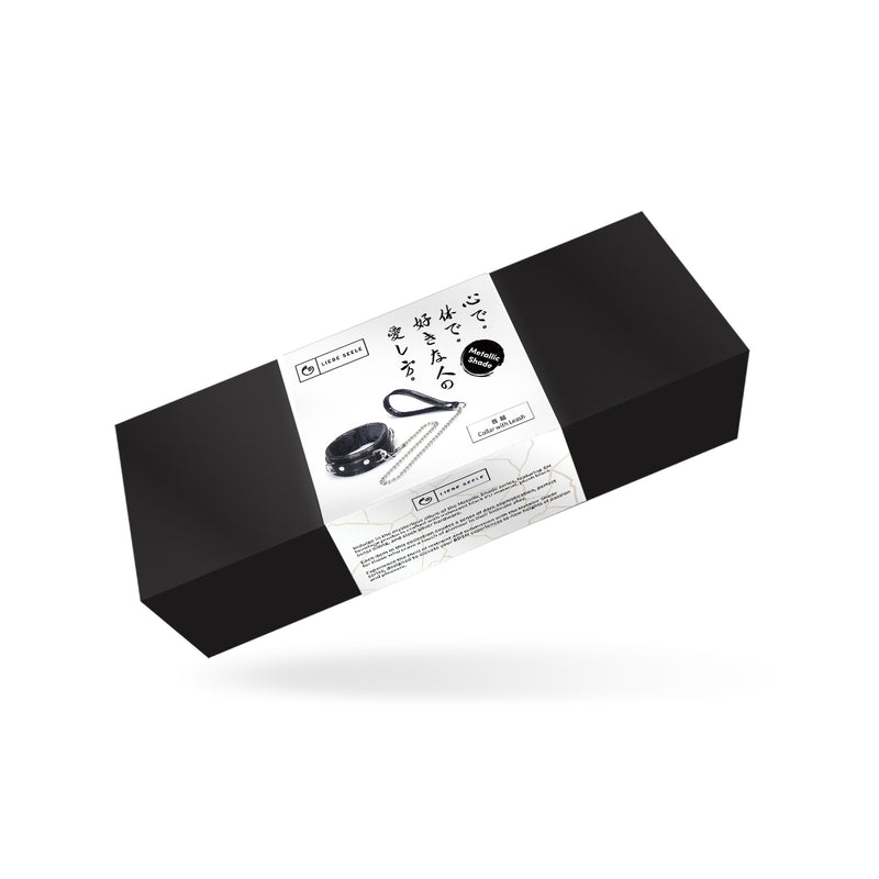 Metallic Shade: Vegan Collar with Leash