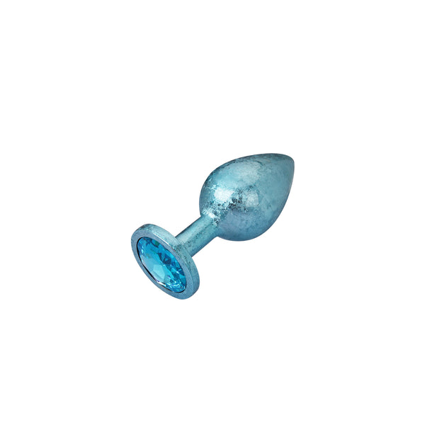 Blue Aluminum Alloy Butt Plug