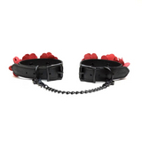 Flower Rhythm Leather Hand Cuffs