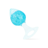 Heart-shaped Crystal Anal Plug - Blue