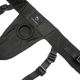 Wine Red: Brief Strap-on Harness with Silicone Dildo