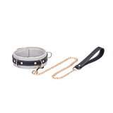 FLASH RETAIL: Adjustable Multi-Leather Collar with Leash | Dual-Tone Luxury