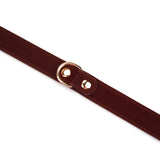 Metallic Shade : Vegan Collar with Nipple Clamps