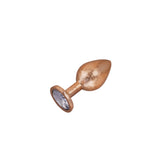 Gold Aluminum Alloy Butt Plug