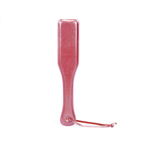 Lustre Rosa: Pink Leather Paddle