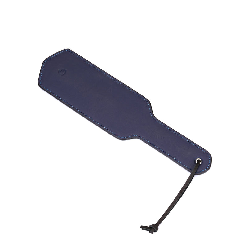 Cerulean Dominion: Blue Leather Paddle