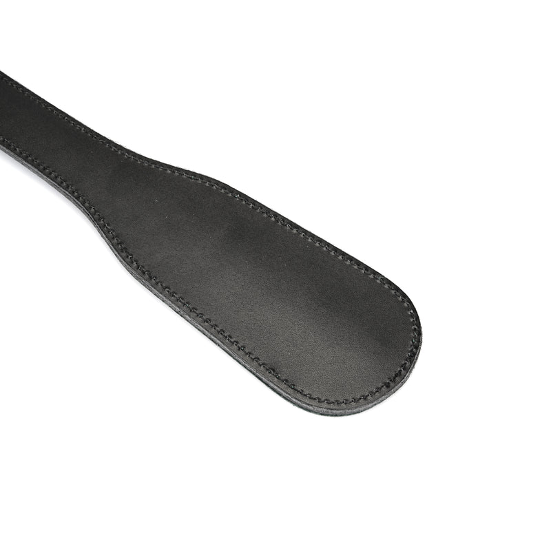 Limited Edition: Crocodile-effect Dark Green- Leather Paddle