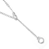 Silver Metal Handcuffs Pendant Choker Chain Collar