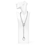 Silver Metal Handcuffs Pendant Choker Chain Collar