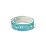 Siren's Cove: Lamb Leather Collar with Velvet Lining and Leash
