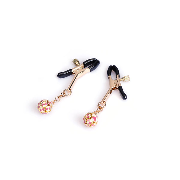 Four-Leaf Clover Floral Nipple Clamps (Two Pieces A Set)