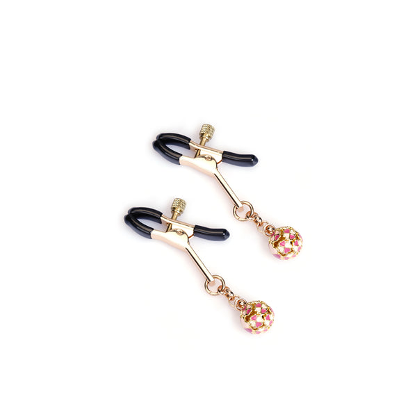 Four-Leaf Clover Floral Nipple Clamps (Two Pieces A Set)