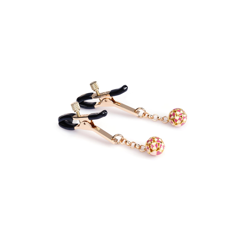 Four-Leaf Clover Floral Nipple Clamps (Two Pieces A Set)