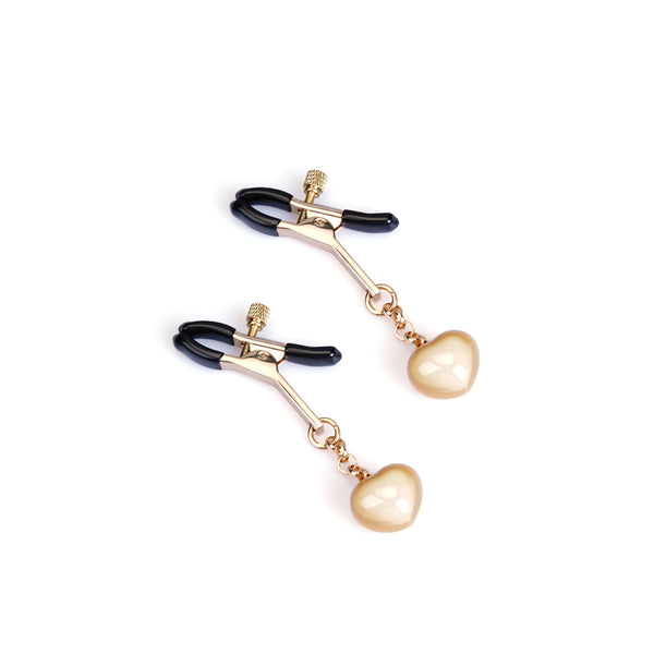 Heart-shaped Bell Nipple Clamps (Two Pieces A Set)