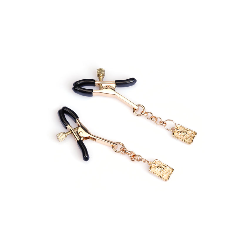 Gilded Vintage Geometric Nipple Clamps (Two Pieces A Set)