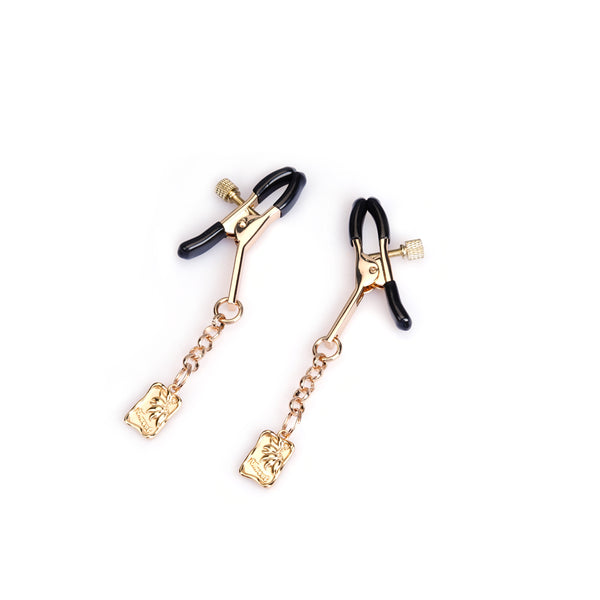 Gilded Vintage Geometric Nipple Clamps (Two Pieces A Set)