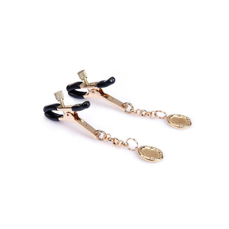 Gilded Vintage Geometric Nipple Clamps (Two Pieces A Set)