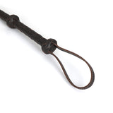 Wild Gent: Brown Leather Bullwhip