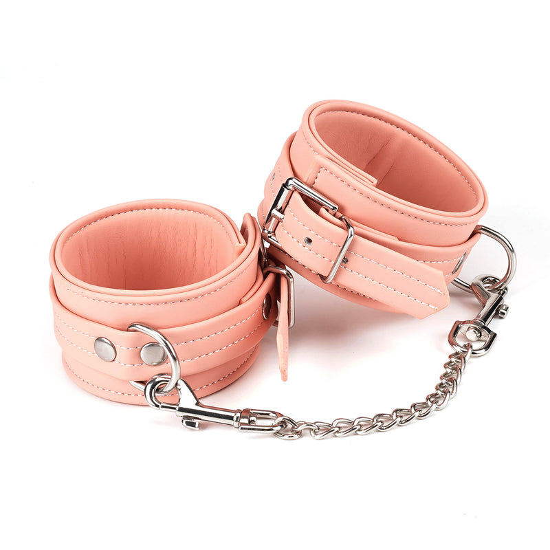 Pink Organosilicon Ankle Cuffs