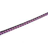 Japanese Professional Dominatrix Customized Bull Whip-Purple/Black