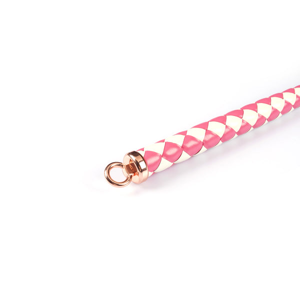 Japanese Professional Dominatrix Customized Whip-Pink/White