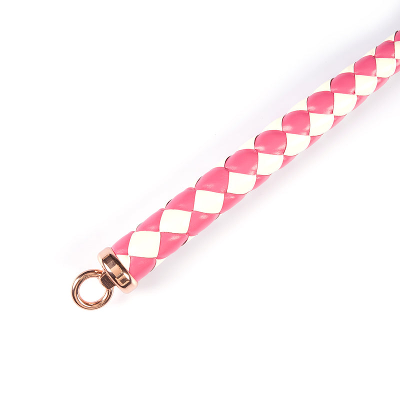 Japanese Professional Dominatrix Customized Whip-Pink/White