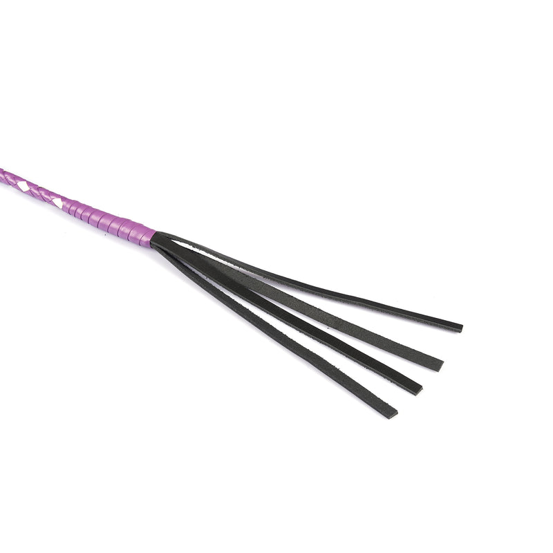Japanese Professional Dominatrix Customized Whip-Purple & White