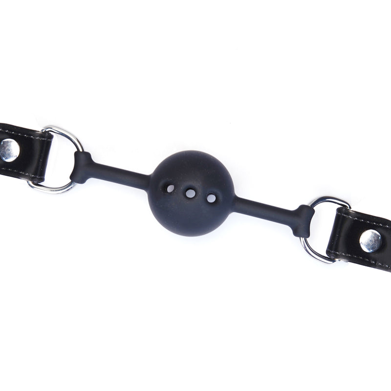 Metallic Shade:  Vegan Ball Gag