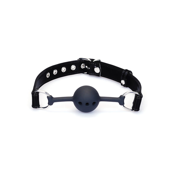 Metallic Shade:  Vegan Ball Gag