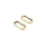 Pair of copper plated metal clips for Kinbaku Ukiyoe bondage gear