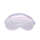 Silky Super Soft Purple Satin Sleeping Mask Blindfold with Elasticated Straps for Comfortable Fit and Sensory Deprivation