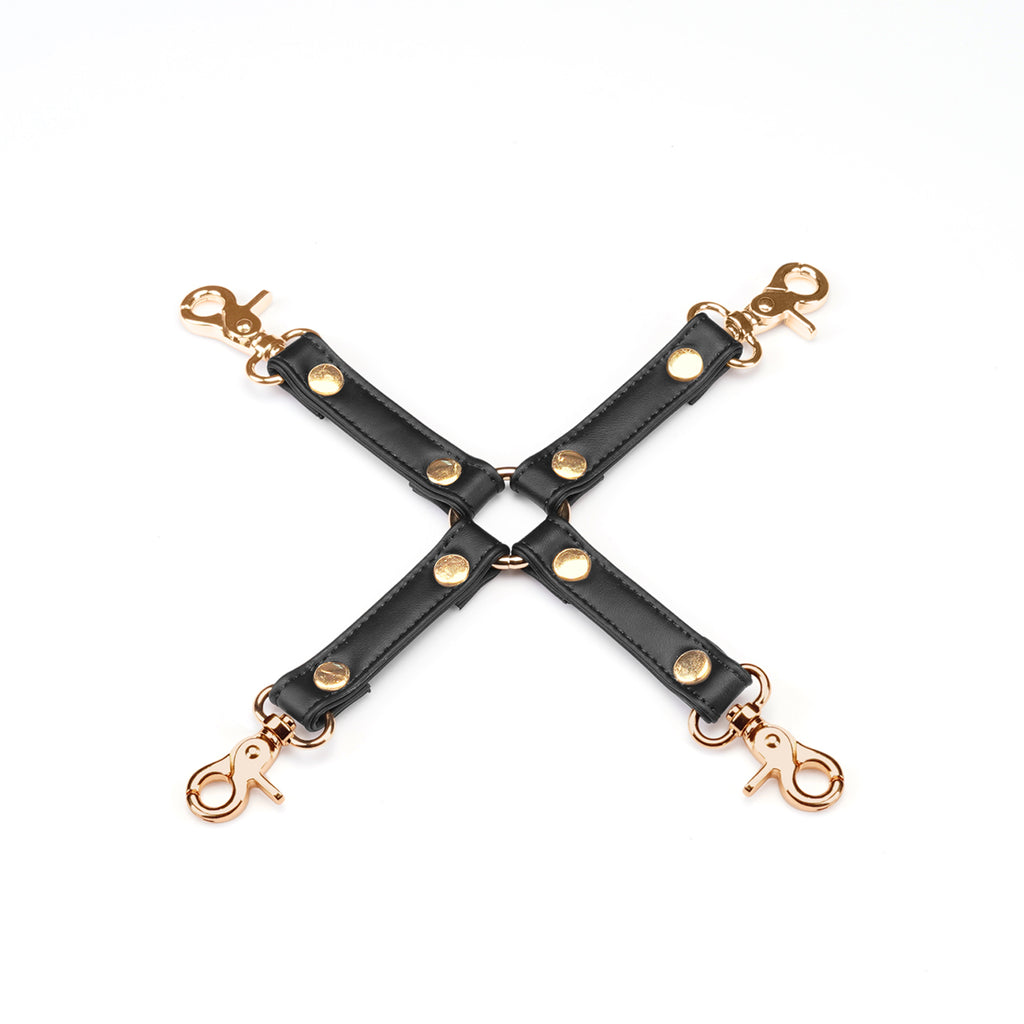 Dark Candy Vegan Leather Hog Tie Gold Hardware