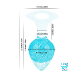 Heart-shaped Crystal Anal Plug - Blue