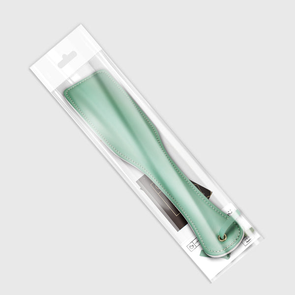 Fairy: White & Green Dual Leather Paddle