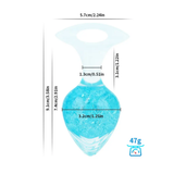 Heart-shaped Crystal Anal Plug - Blue