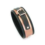 Rose Gold Memory - Leather Collar and Metal Leash