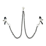 Black Beads Chains And Nipple Clamps ( Two Colors)