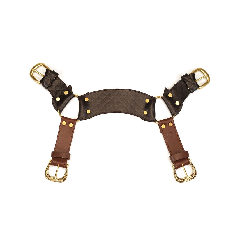The Equestrian: Leather Chest Harness