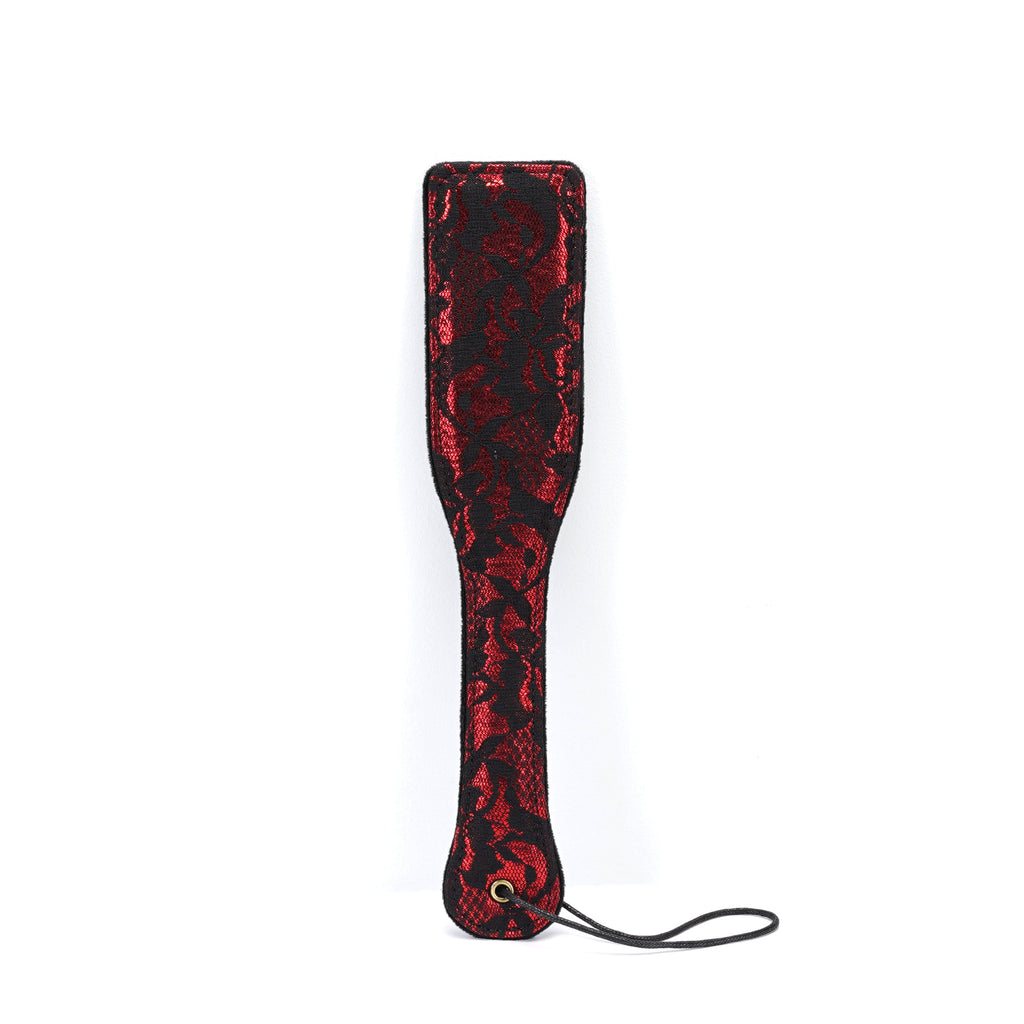 Victorian Garden Lace Vegan Leather Dual Sensation Spanking Paddle