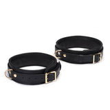 Dark Secret - Leather Thighcuffs with Gold Hardware (2 sizes available)