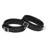 Dark Secret - Leather Thighcuffs with Gold Hardware (2 sizes available)