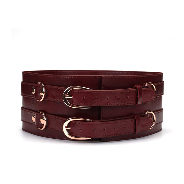 Burgundy velvet bondage O-ring BELT EXTREMELY RARE Amazon.com: Bondage Belt Large O Ring Stud Belt Made In USA  main image 2